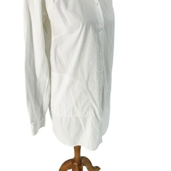 Max Mara Weekend Women's White Button Down Shirt Tunic Dress, size S - Picture 7 of 9